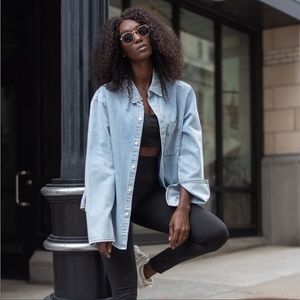 NWOT Medium By Egreis Jenise Denim top